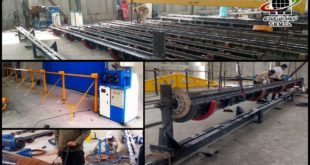 خط تولید پایه گرد بتنی پیش تنیده به روش سانتریفیوژ در کازرون