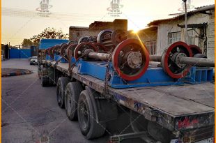 ارسال قالب تیر گرد و دستگاه سانتریفیوژ