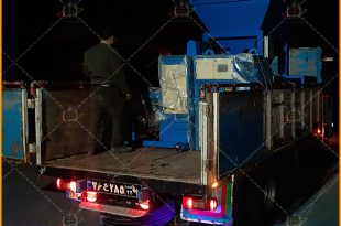 ارسال تجهیزات تولید پایه بتنی گرد به خوزستان