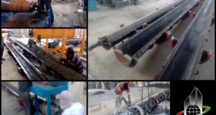 خط تولید تیر گرد بتنی پیش تنیده به روش سانتریفیوژ در کازرون